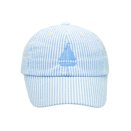 Blue Sailboat Baseball Hat