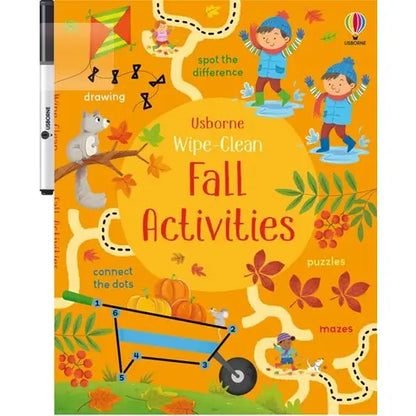Wipe-Clean Fall Activities