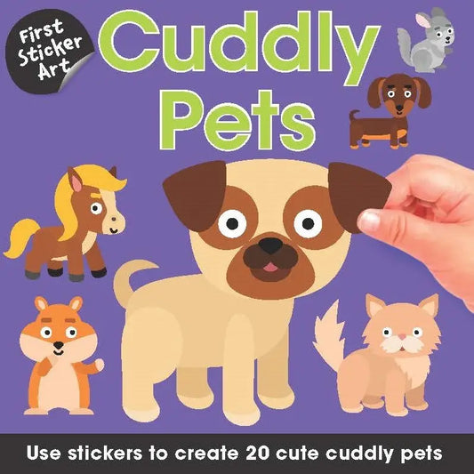 First Sticker Art Cuddly Pets