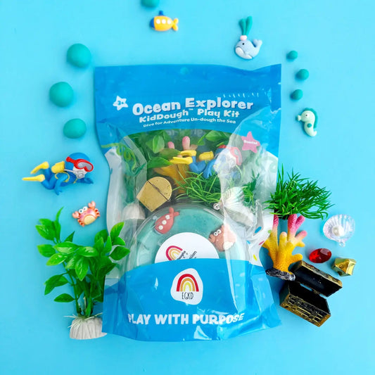 Earth Grown KidDough Play Kit ocean