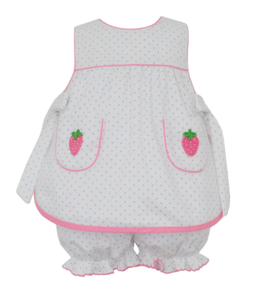Strawberry Knit Bloomer Set