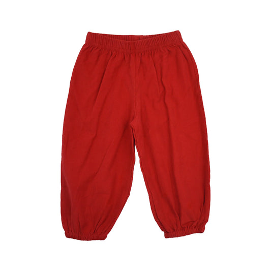 Boys Bloomer Pants Red Corduroy