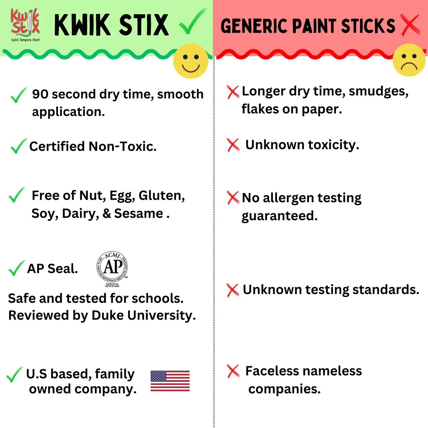Kwik Stix Cuties - 12 Colors