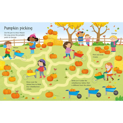 Wipe-Clean Fall Activities