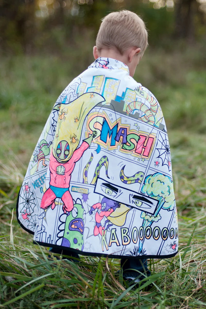 Colour A Cape Superhero Spider (4-7)