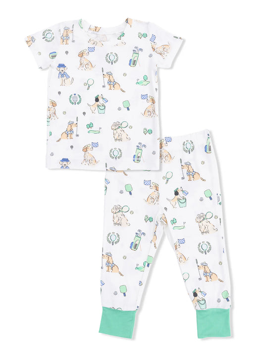 Country Club Dogs Neutral Loungewear Set
