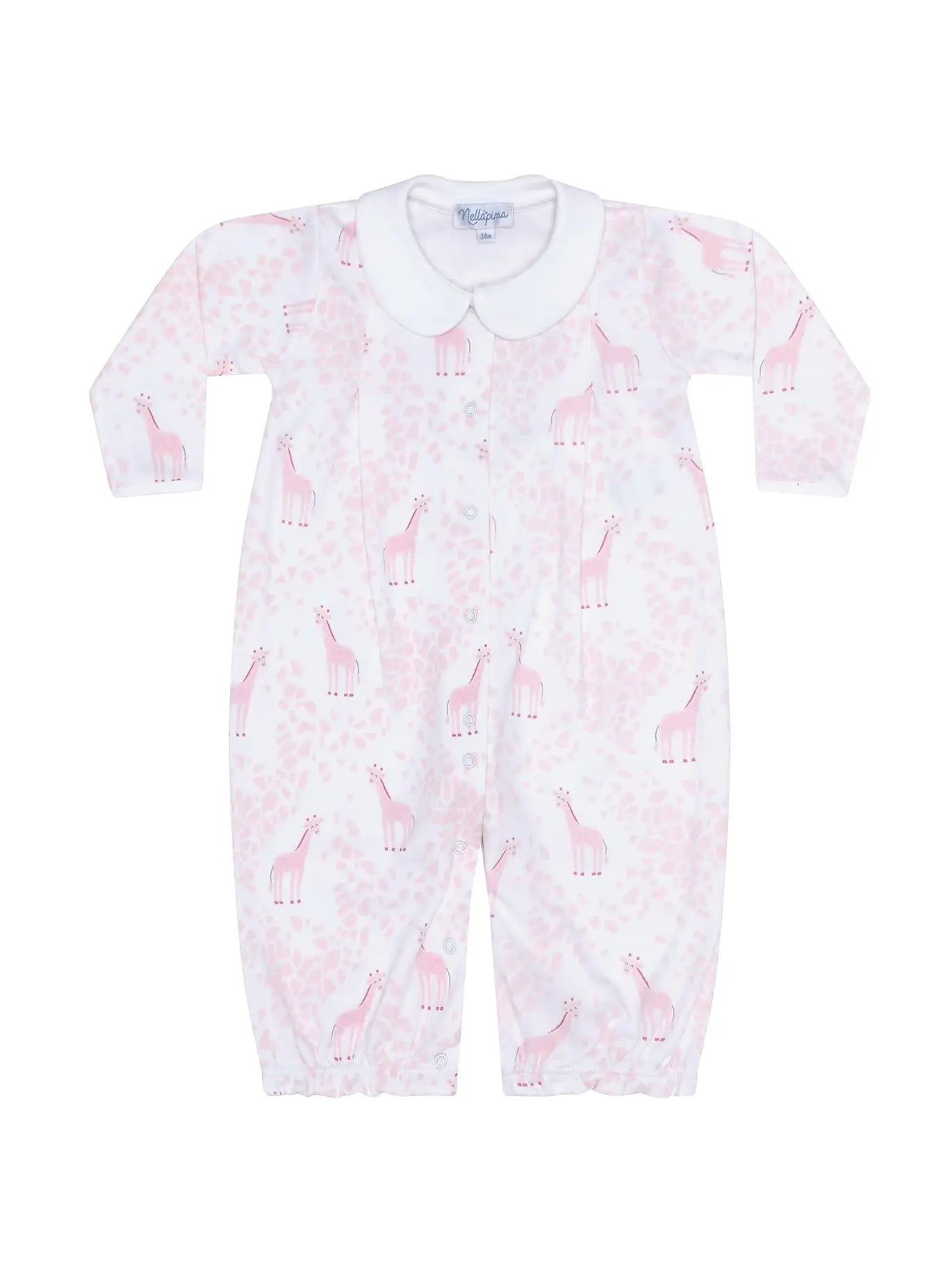 Pink Giraffe Print Converter Gown