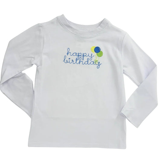 Happy Birthday Boys Long Sleeve Shirt