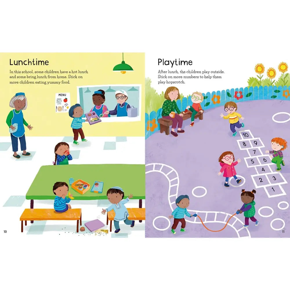 First Sticker Book Starting Kindergarten