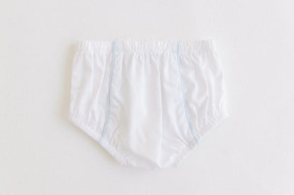 Diaper Cover Blue Trim