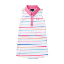 Sleeveless Pro Performance Stripe Dress
