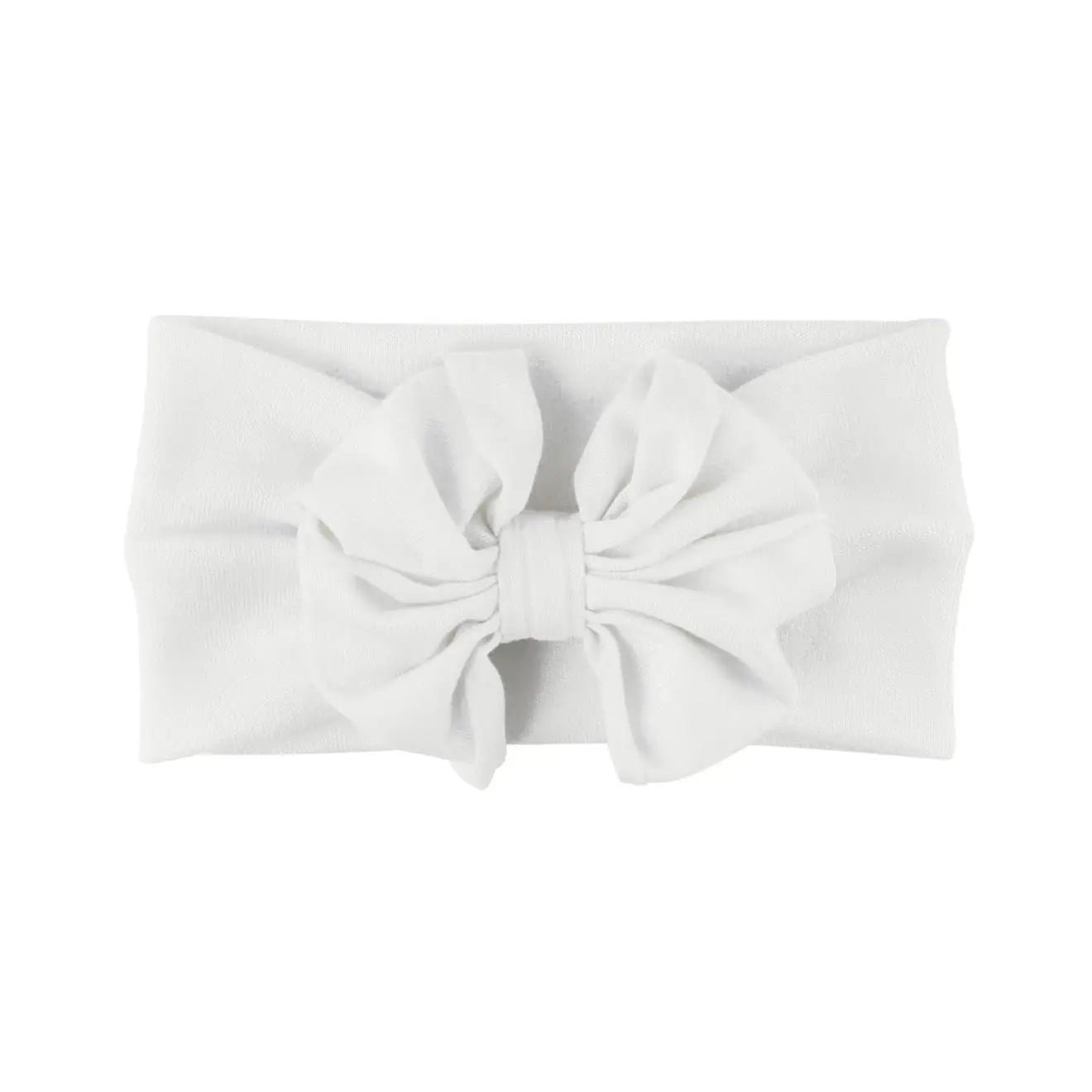 White Big Bow Headband