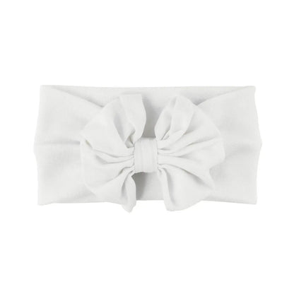White Big Bow Headband