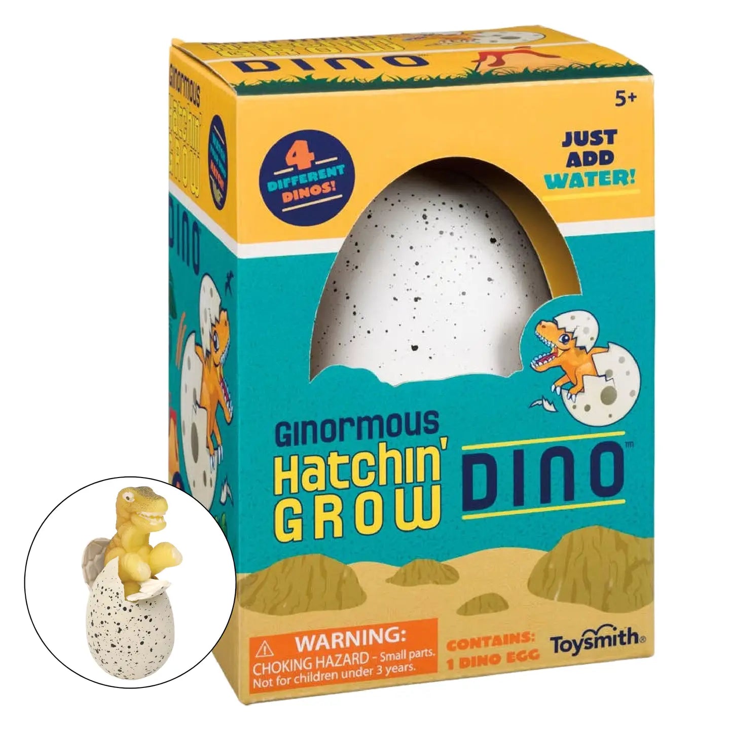 Ginormous Hatchin' Grow Dino Egg