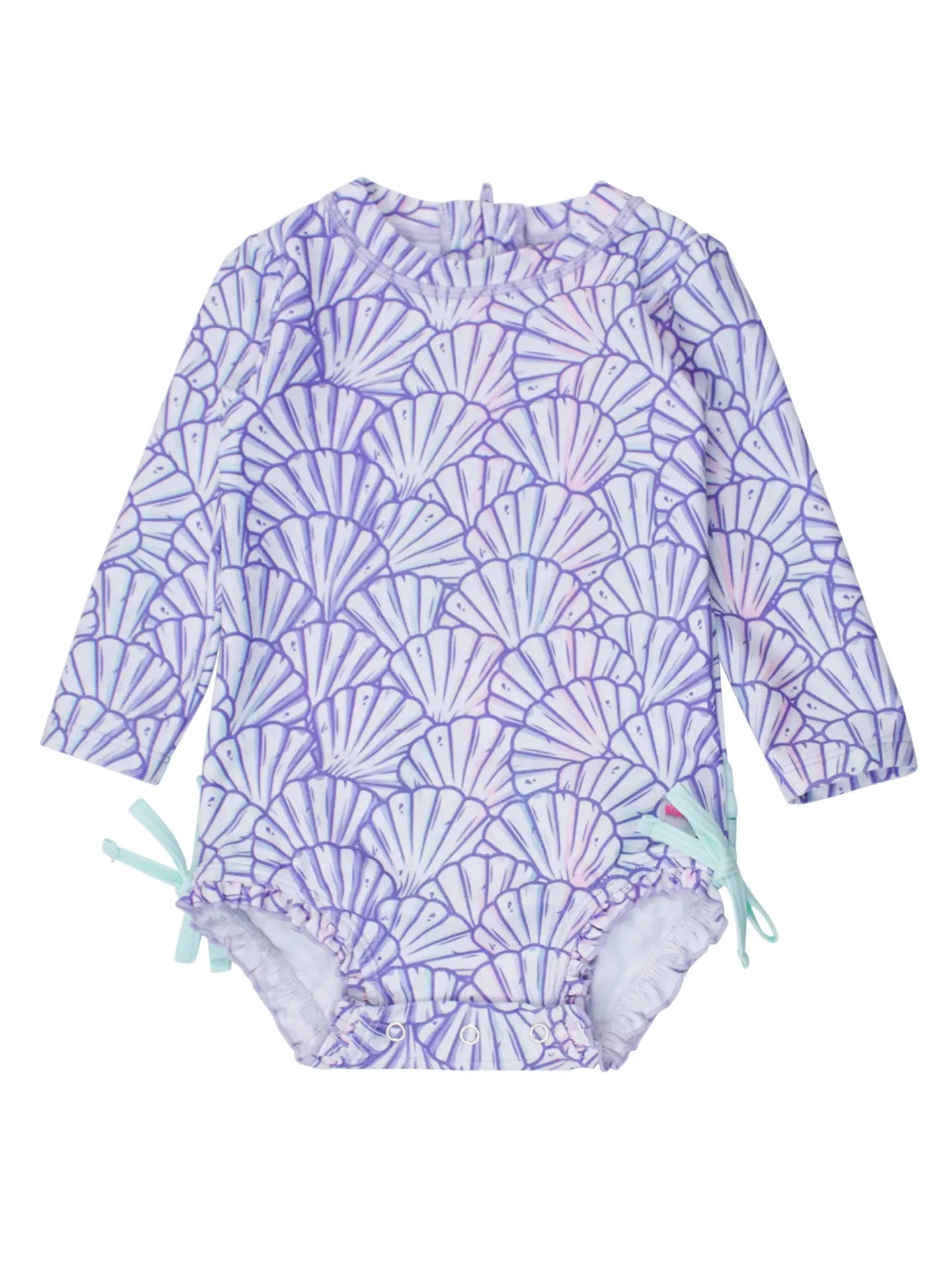 Magical Mermaid Long Sleeve One Piece Rashguard