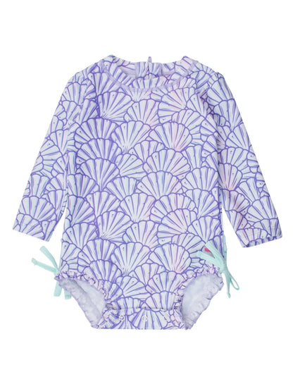 Magical Mermaid Long Sleeve One Piece Rashguard