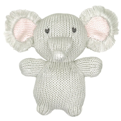 Elephant Zubaby 5" Knit Rattle