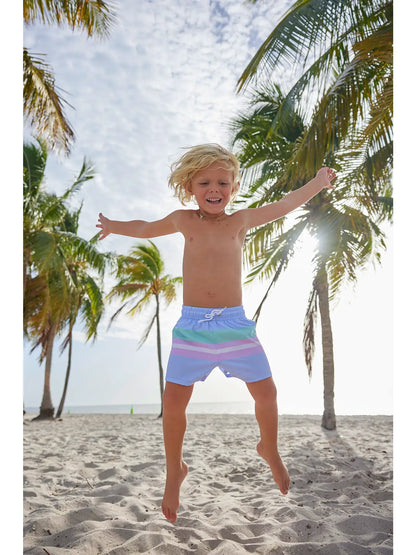 Blue Chill Youth Swim Trunks