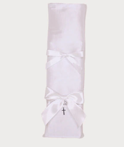 Elegant White Keepsake Cake Knife