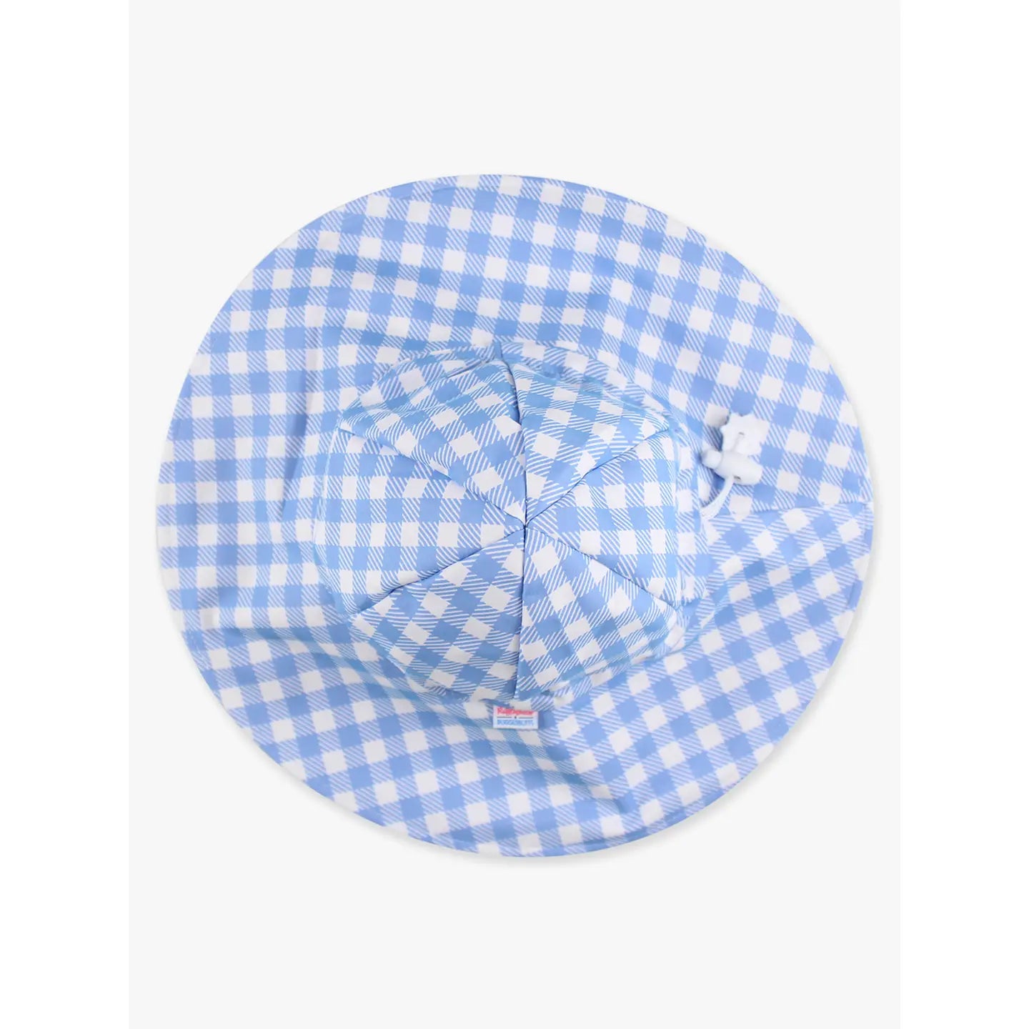 Periwinkle Blue Gingham Sun Hat