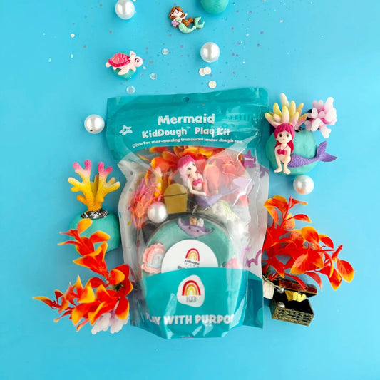 Earth Grown KidDough Play Kit mermaid