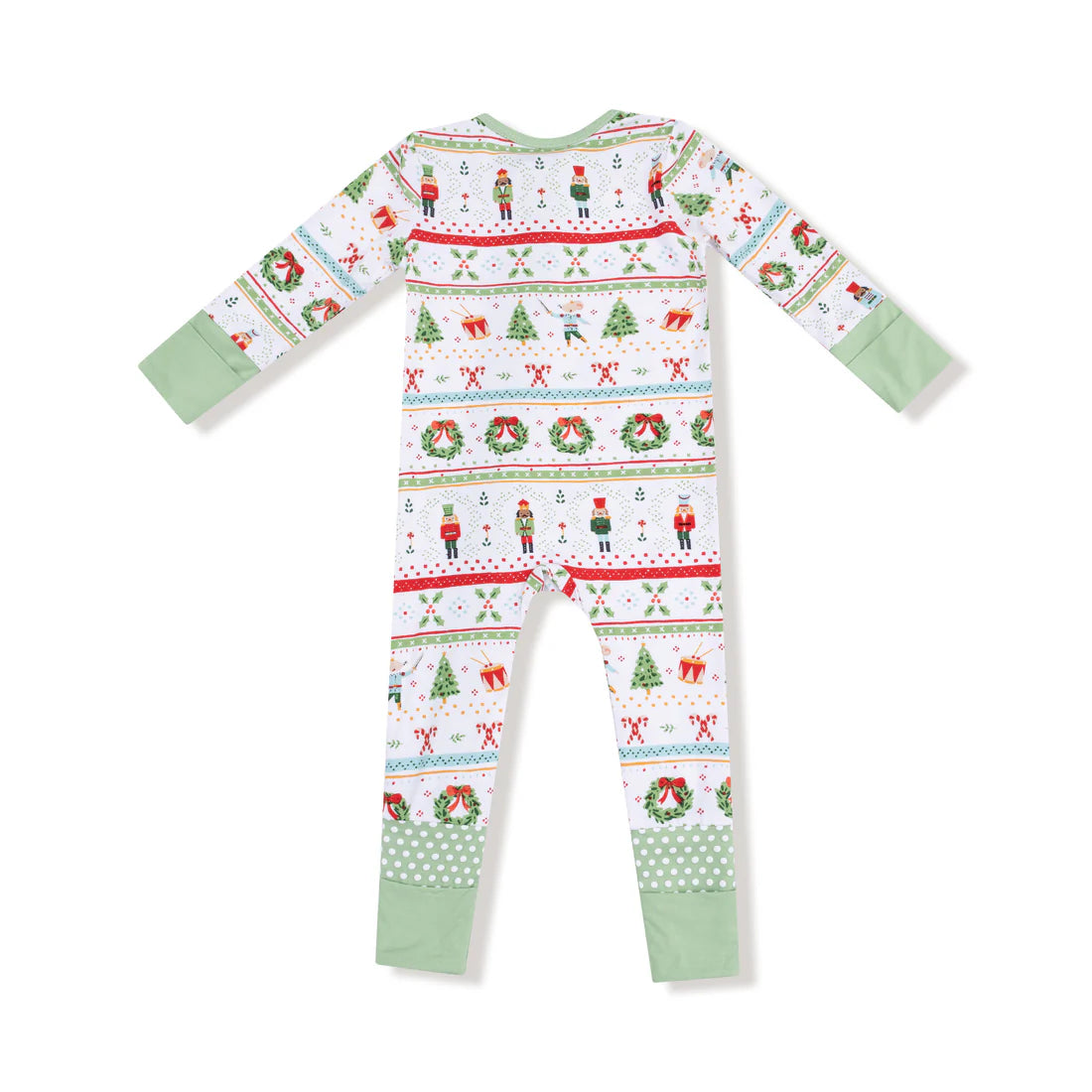 Nutcracker Fair Isle 2 Way Zipper Romper
