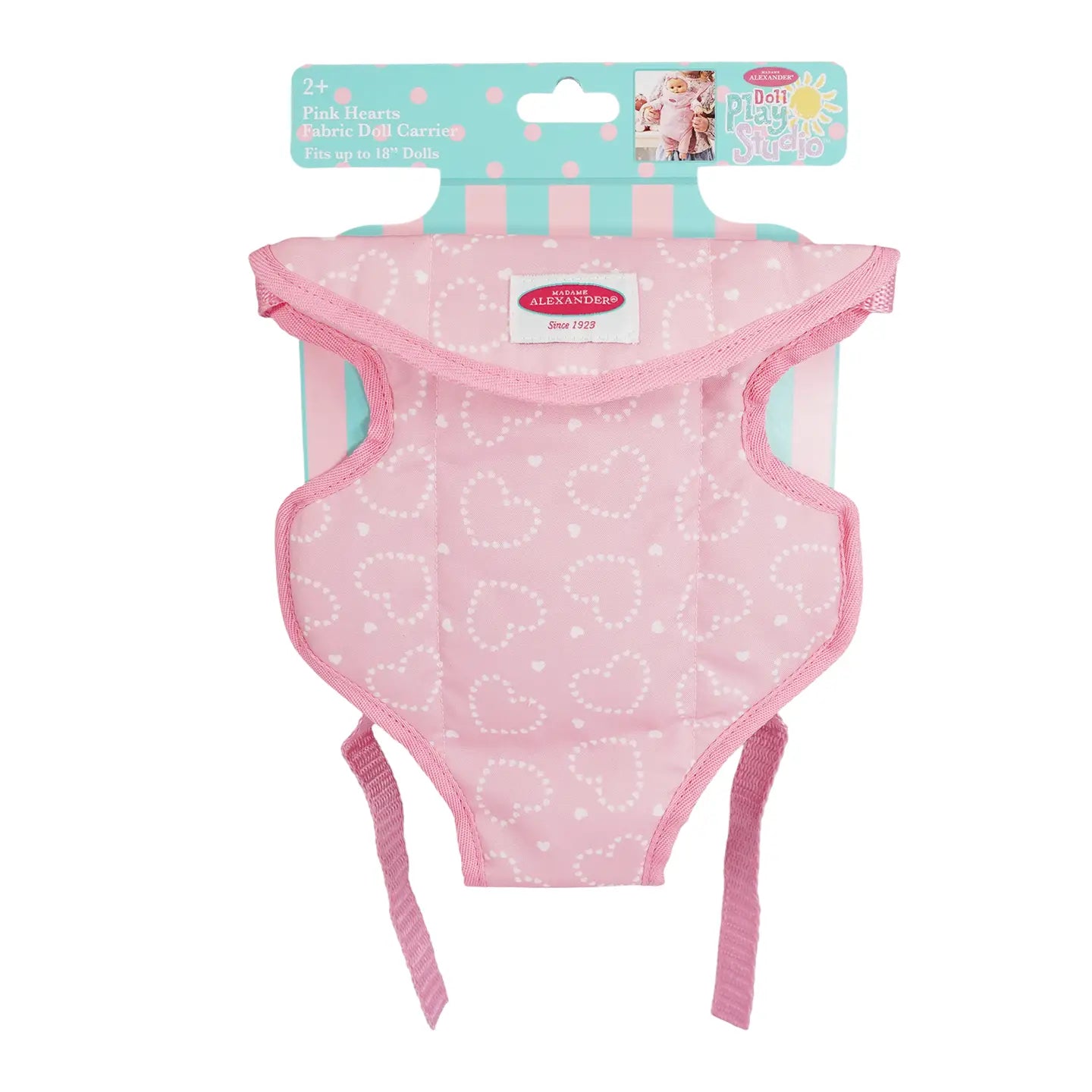 Pink Heart Fabric Carrier