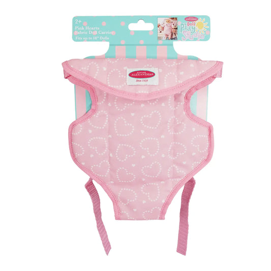 Pink Heart Fabric Carrier