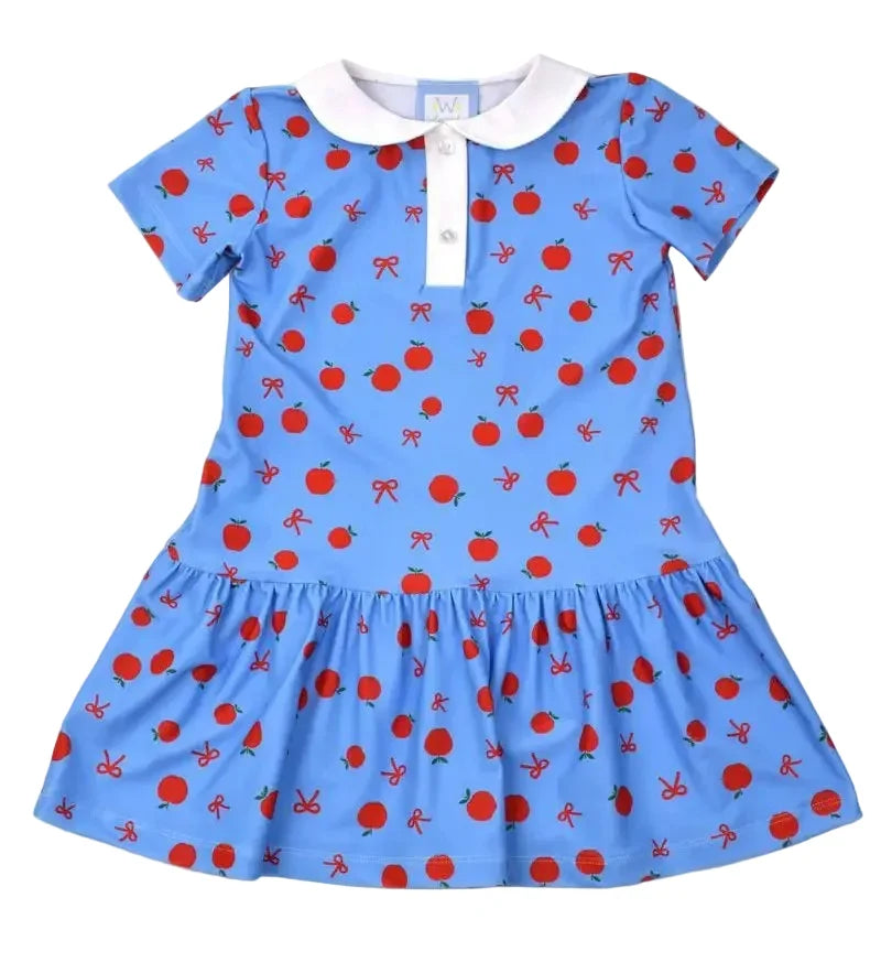 Apple Print Dress
