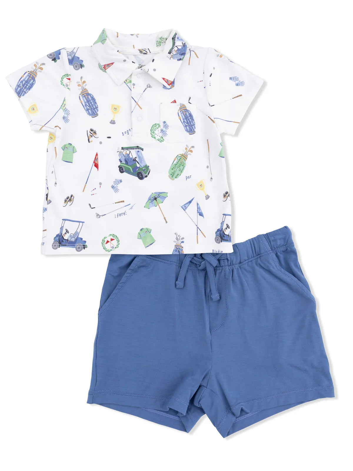 Golf Things Polo With Casual Shorts