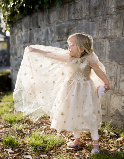 Golden Glam Cape (Size 4-6)