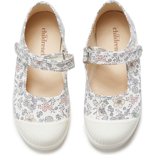 Canvas Mary Jane Sneakers Floral