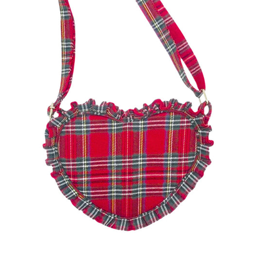 Heart Purse Red Plaid