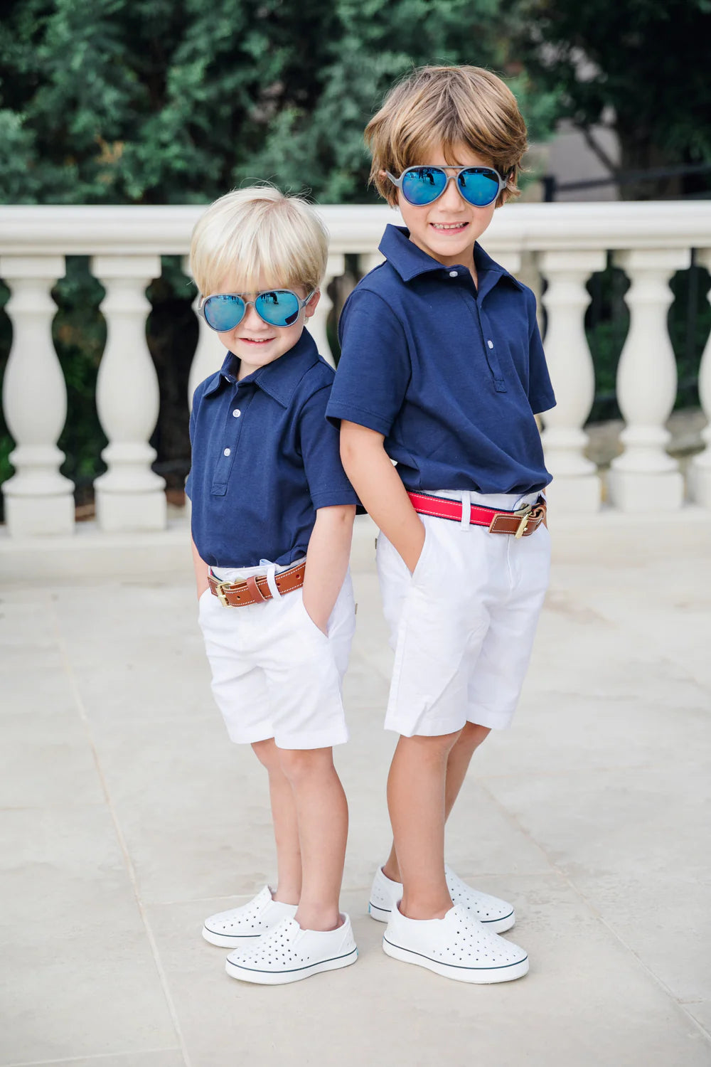 Navy Pima Cotton Golf Shirt