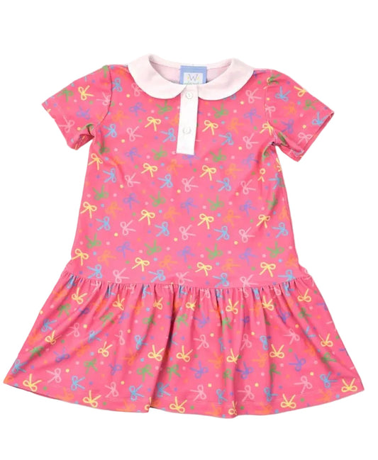 Bow Print Dress
