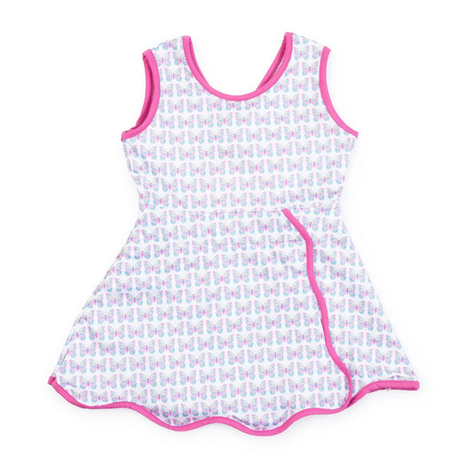 Taylor Girls' Performance Dress & Shorts - Butterflies