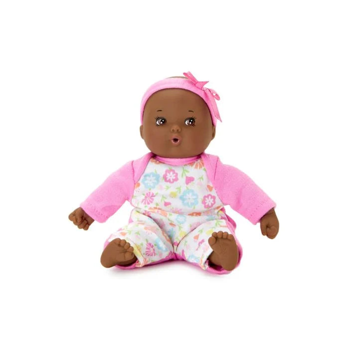 Little Cuties Pink Dark Skin 8 Inch Doll