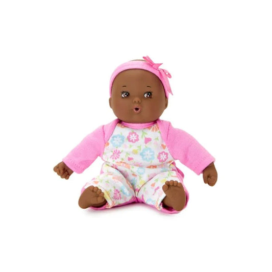 Little Cuties Pink Dark Skin 8 Inch Doll