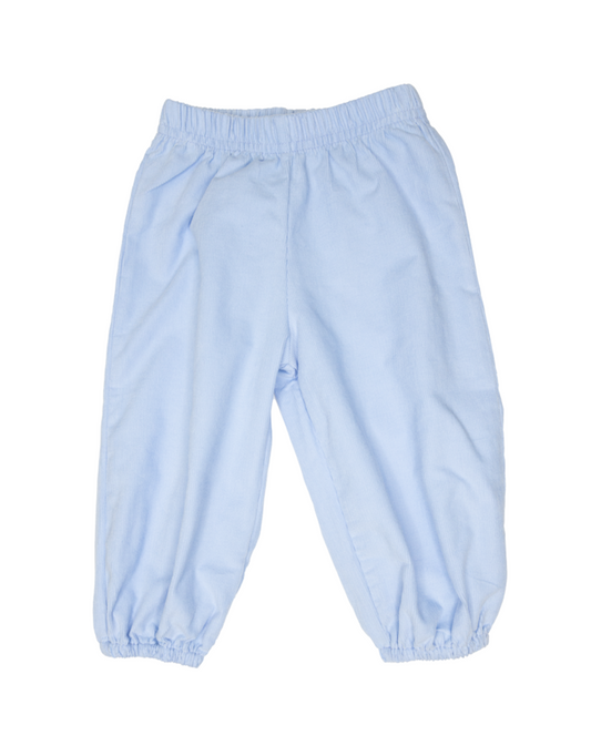 Light Blue Corduroy Bloomer Pants