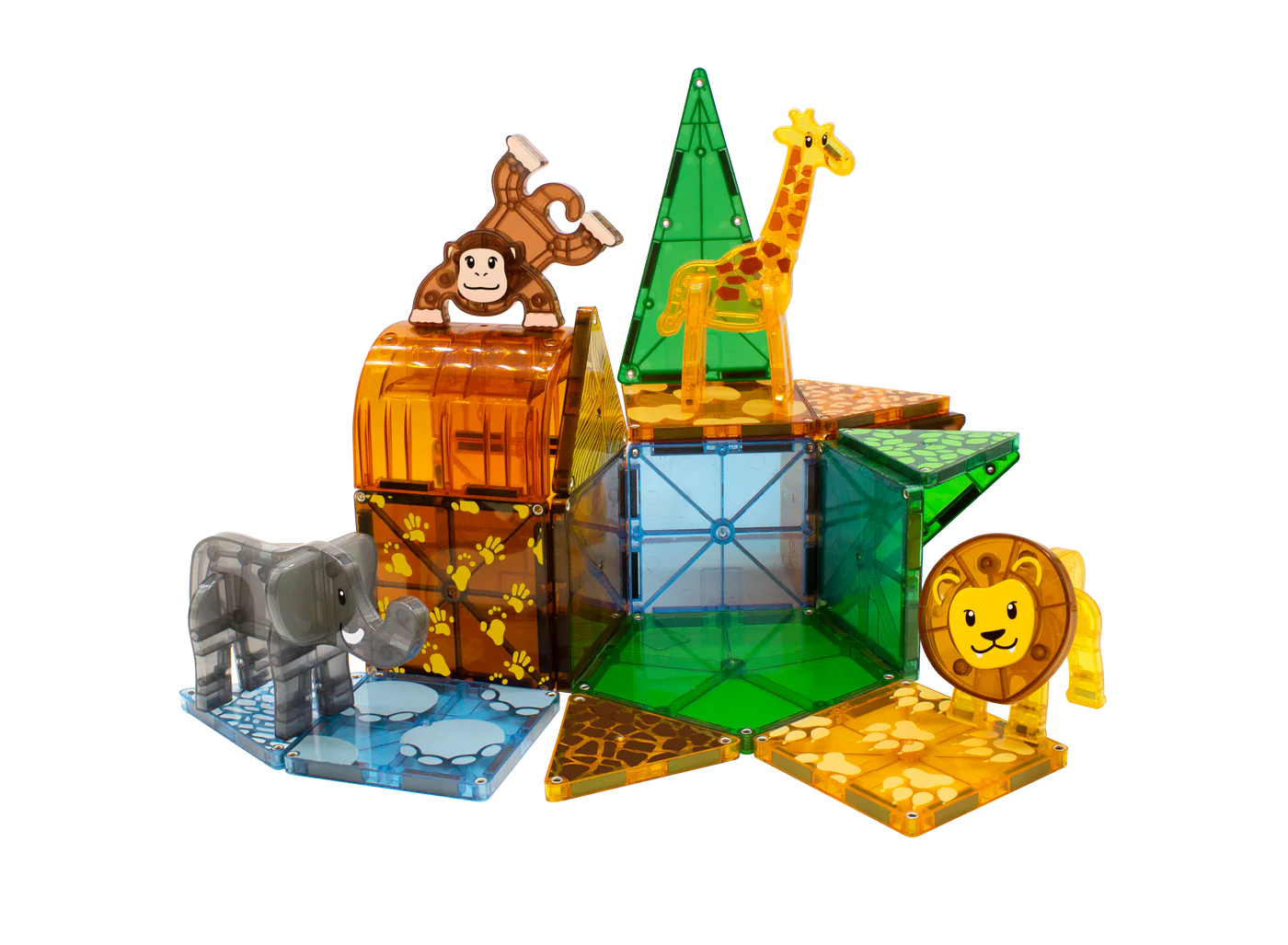 Safari Animals 25 Piece Magna-Tiles Set