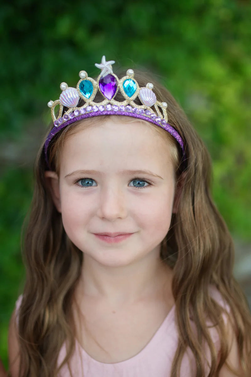 Mermaid Glimmer Skirt And Tiara Blue (5-6)
