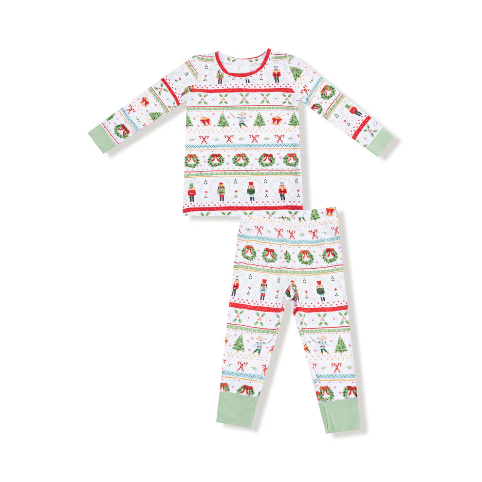 Nutcracker Fair Green Loungewear Set