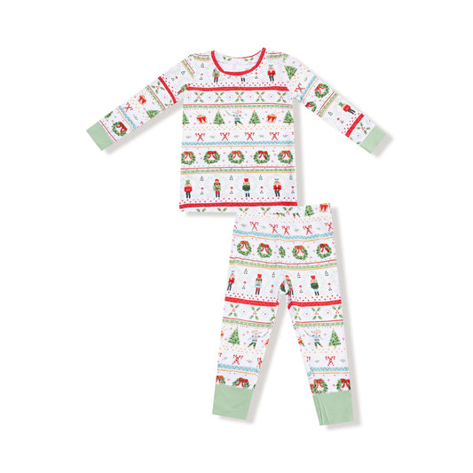 Nutcracker Fair Green Loungewear Set