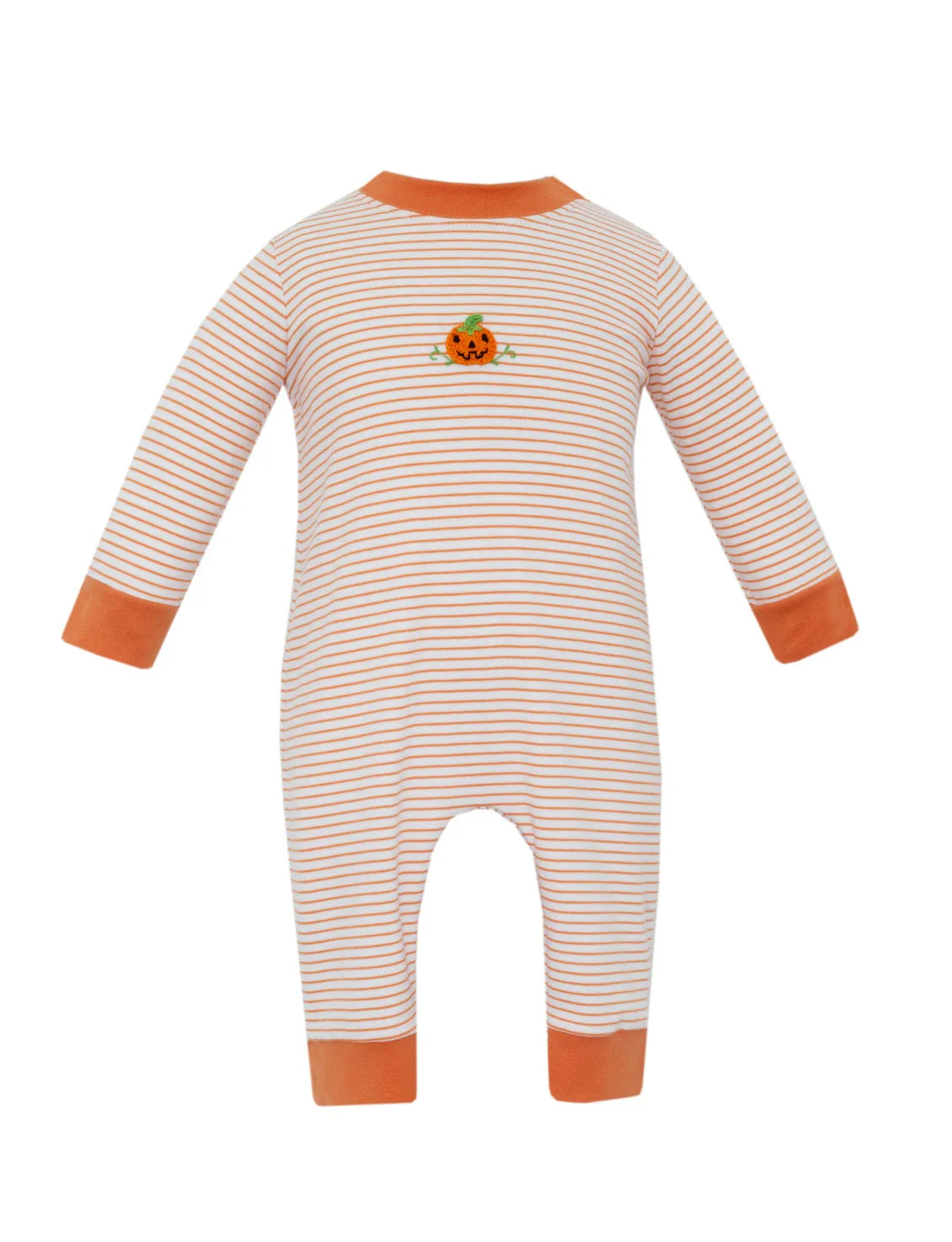 Jack O Lantern Boys Stripe Knit Long Romper