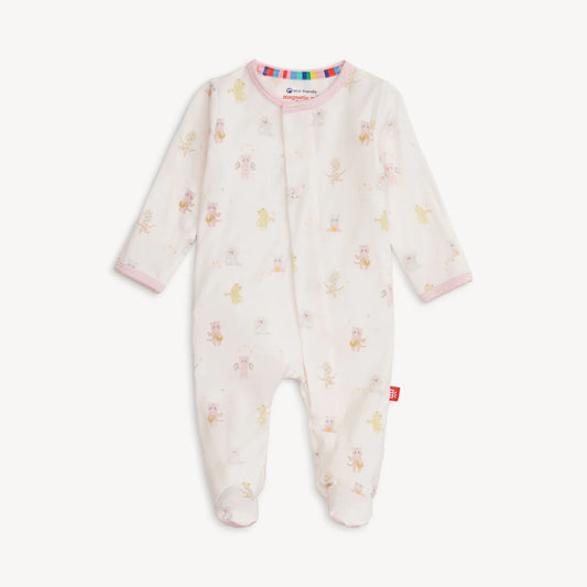 Pink Baby Beats Modal Footie