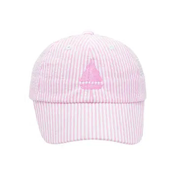 Pink Sailboat Baseball Hat