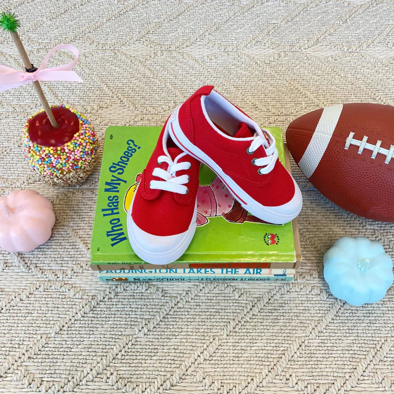 Red Prep Sneaker