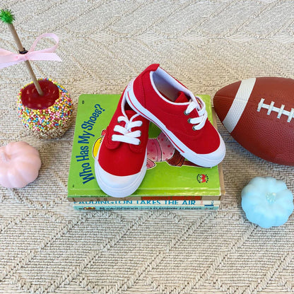 Red Prep Sneaker