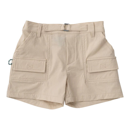 Boys Inshore Performance Short - Ancient Scroll Khaki