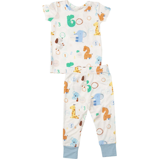 Animal Numbers Lounge Wear Set